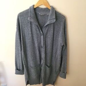 Royal Robbins Blue Tweed Donegal Long Sweater XL